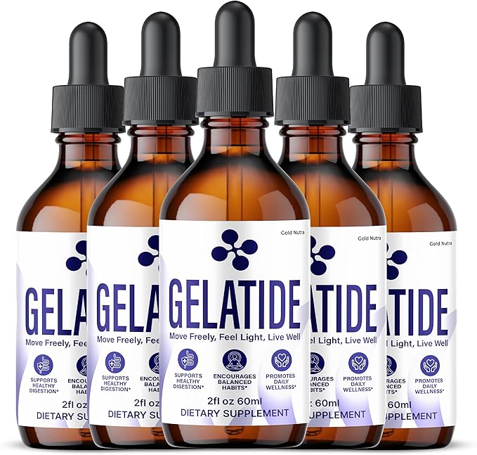 Gelatide Drops All Natural Maximum Strength Formula All Natural Gela Tide Liquid Drops Supplement (5)