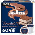 Lavazza Tiramisù Coffee Single Serve Keurig K-Cup Pods Flavored Coffee 60-Count Box (6 Packs of 10)
