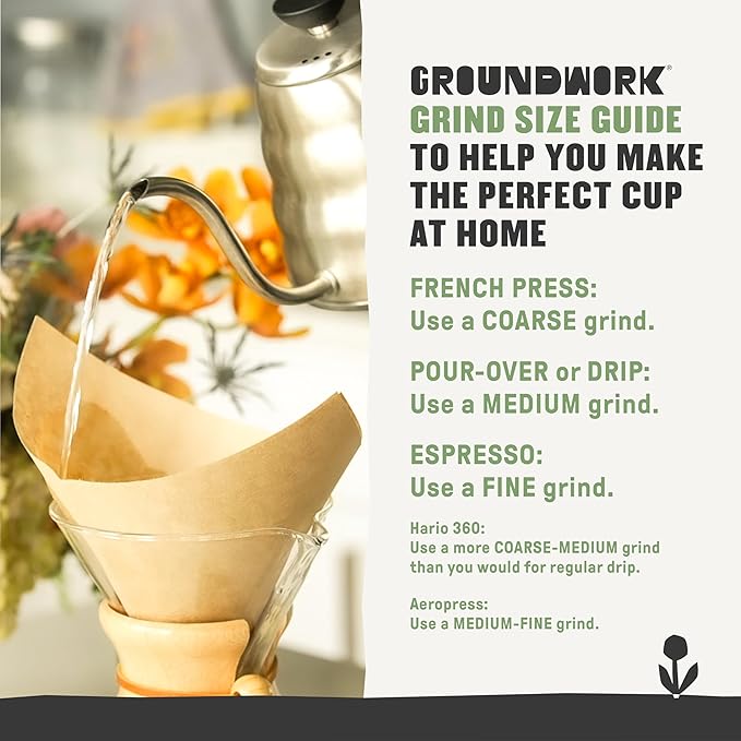GROUNDWORK B*tches Brew Whole Bean Coffee Dark Roast Blend - USDA Organic Signature Blend Coffee Beans - 2lb Bag