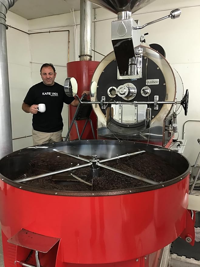Kafie 1901 Coffee Co. Honduras Medium Dark Roast x 5 lbs. | Organic Whole Bean Coffee | Single-Origin Arabica | Rich Chocolate &amp Nut Notes | Family-Roasted in Miami Florida