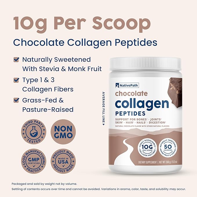 NativePath Chocolate and Wild Berry Collagen Peptides Bundle