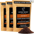 Amara - 3-Pack - Freshly Roasted After Your Order – Specialty Grade Natural Single Origin Medium to Light Roast Coarse Ground Coffee No Bitterness Ethically Sourced – Pack of 3 (12 Ounces Each)