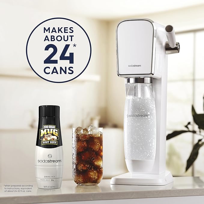 SodaStream Mug Root Beer Zero Sugar Drink Mix (440ml Pack of 4)