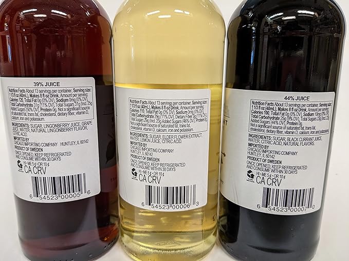 Lars Drink Concentrate - 3 pack - Lingonberry Elderflower Black Currant