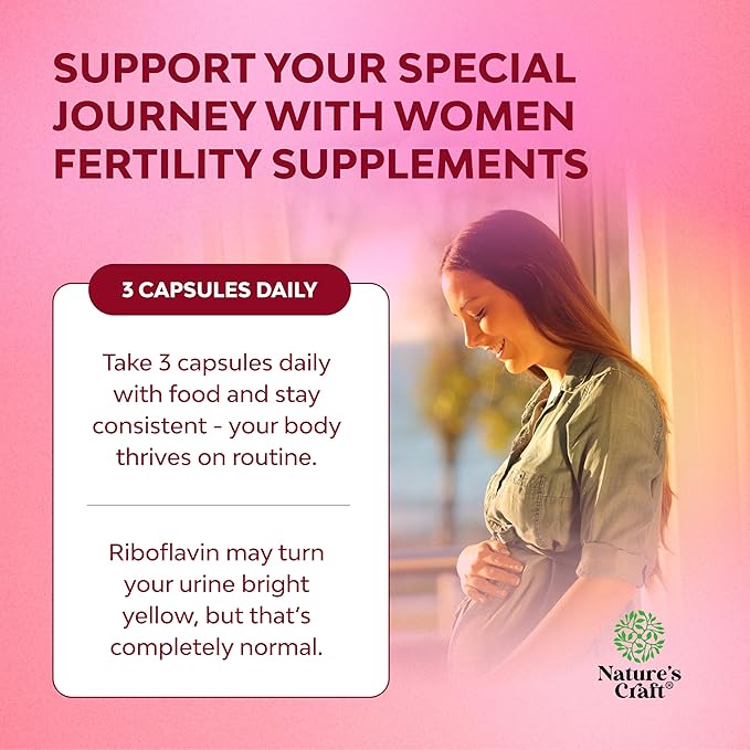 Fertility supplements for women with Inositol &amp Folic acid - Preconception vitamins for women for Hormone Balance with L-methylfolate B12 Vitamin D3 Selenium Zinc and CoQ10 - 90 Count (3 Pack)