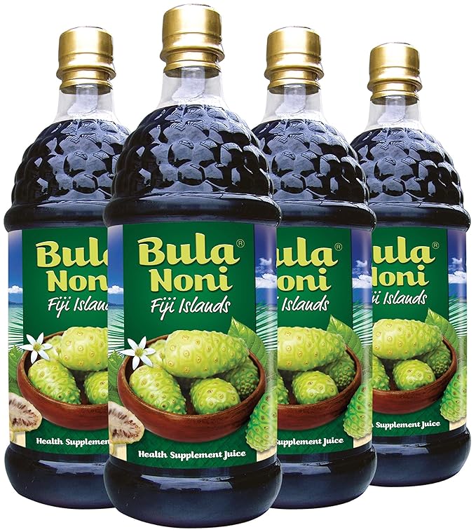 NONI Juice - 100% (Pack of 4 x 33.8 Oz) Rich in Antioxidant All Natural Daily Wellness Drink DrinkNoni.com