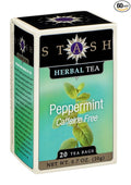 Stash Tea 29296- 6 Pack Stash Tea Peppermint Tea - 6x20 ct