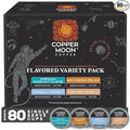 Copper Moon Single Serve Coffee Pods For Keurig K-Cup Brewers Light/Medium Roast Flavored Variety Pack 80 Count