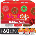 Donut Cafe Holiday Pack (Holiday Delight Pmint Mocha VanCaramel) 60ct Single Cup