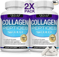 Toplux Multi Collagen Peptides Pills 1800 Mg Complex - Type I II III V X Premium Collagen Complex for Better Skin &amp Hair Strong Joint Hydrolyzed Protein for Men Women 90 Capsules Suppleme