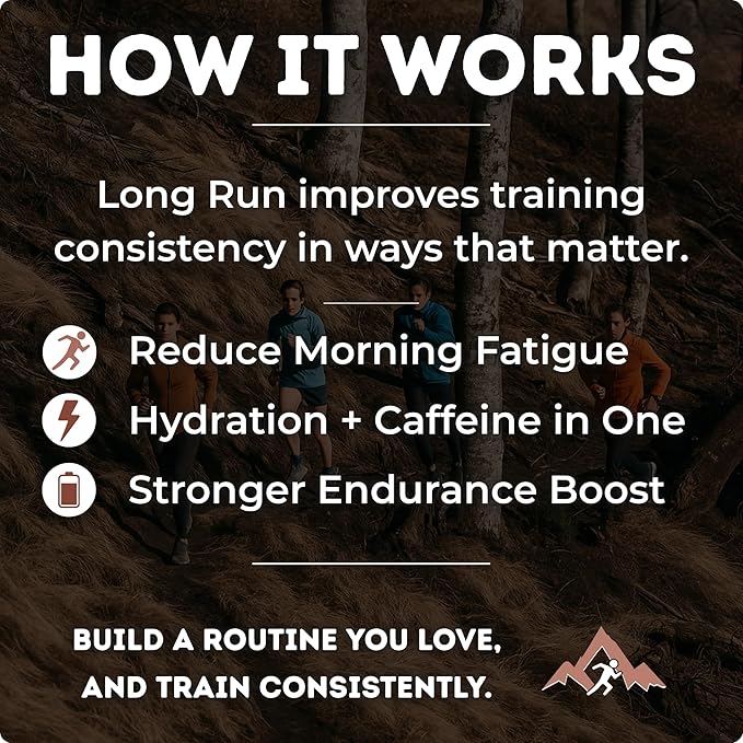 Long Run Coffee – Hydrating Coffee with Electrolytes – All Natural Energy + Hydration + Recovery for Athletes – Stomach Friendly Electrolyte Coffee for Runners (5 lb Maple Bacon)