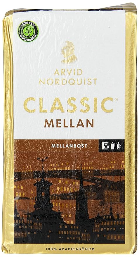 Arvid Norquist Classic Coffee Mellanrost (Medium Roast) 17.6 Ounce