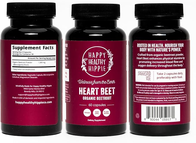 Happy Healthy Hippie Beetroot Capsules &amp Be Grounded