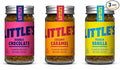 Little’s Flavored Instant Coffee The Sweet Set – Double Chocolate Creamy Caramel French Vanilla – No Added Sugar Freeze-Dried Instant Coffee 3 x 1.76 oz Jars Total 42 Servings