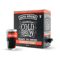 Java House Cold Brew Coffee on Tap – Premium 100% Arabica Dark Roast – Smooth Espresso Flavor with Dark Chocolate Notes – 1 Gallon Box (16 Servings) – Ready to Drink No Brewing Required Fridge-Frien