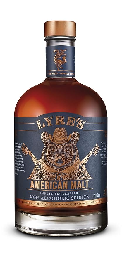 Lyre's Coffee Royale - Non-Alcoholic Set (Pack of 2) | Coffee Originale (Coffee Liqueur Style) &amp American Malt (Bourbon Style) | Award Winning | 23.7 Fl Oz