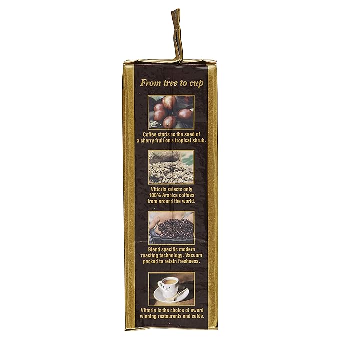 Vittoria Coffee Espresso 100% Arabica Ground Coffee - 200g