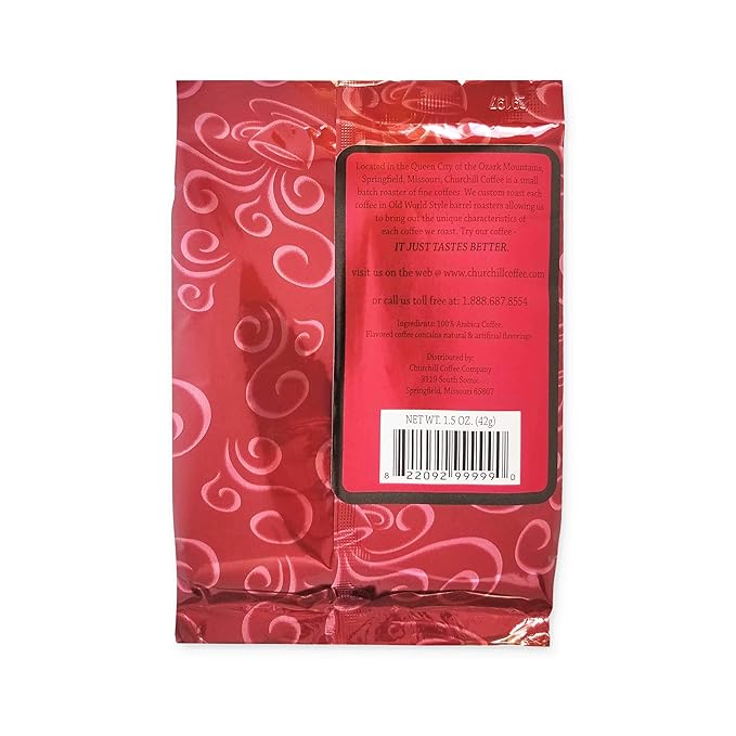 Churchill Coffee Amaretto Royal 10 Portioned Packs -1.5 oz each - Ground - Flavored Coffee