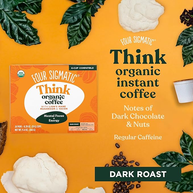 Four Sigmatic Coffee Pods Think Organic 24 Count