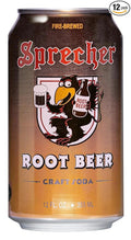 Sprecher Fire-Brewed Root Beer in 12 Fl Oz Cans (12 Pack) Craft Soda Made with Real Honey Rich &amp Creamy Flavor.