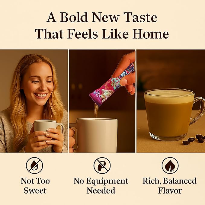 Vietnamese Salt Coffee 279 Strong Aroma – 3 in 1 Instant Coffee with Cream &amp Salt | 45 Sticks 720g (25.4 oz) | Authentic Vietnamese Instant Coffee Packets for Hot &amp Iced Drinks