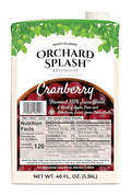 Orchard Splash 46oz Ready to Drink Juice (12 Aseptic Cartons per Case) (Cranberry 100%)