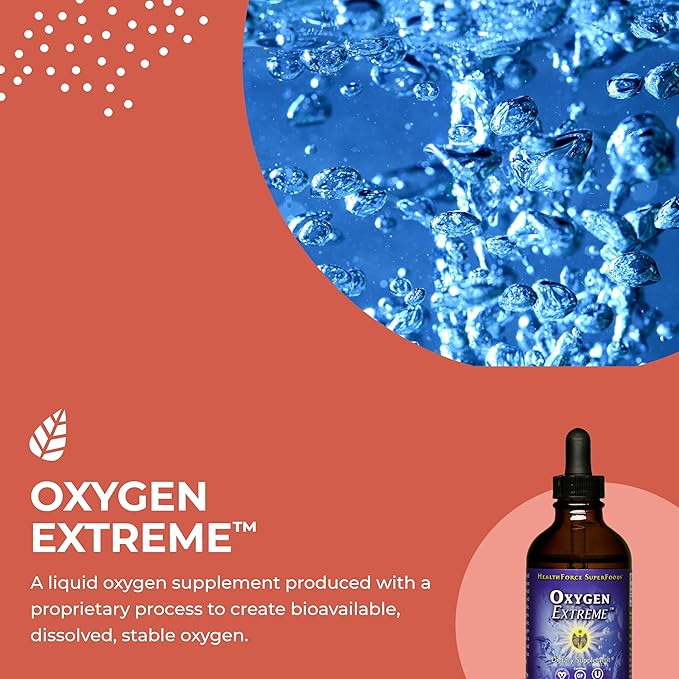 HealthForce SuperFoods Oxygen Extreme - Liquid - 4 Fl Oz Liquid Dropper