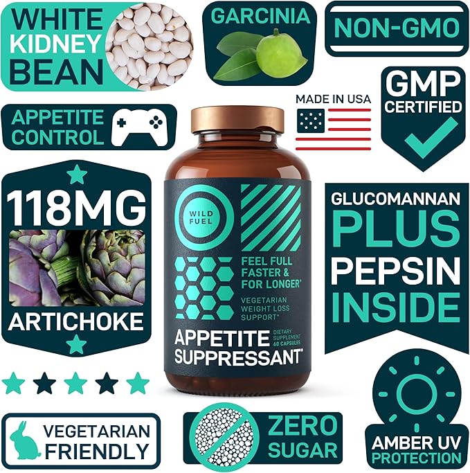 WILD FUEL Liquid Collagen and Appetite Suppressant Health and Wellness Bundle