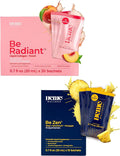 BeMe BeRadiant Peach &amp BeZen Bundle - Liquid Collagen &amp Magnesium Glycinate L-Theanine Supplements