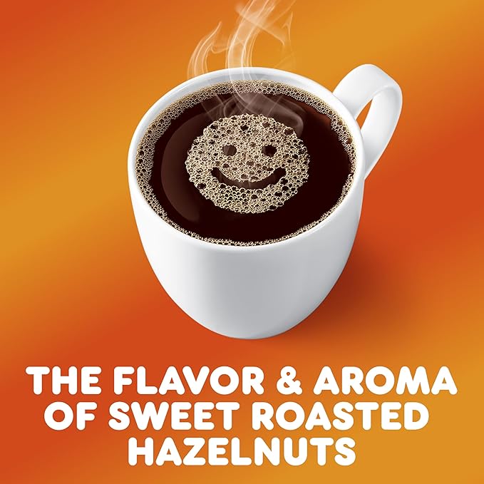 Dunkin' Hazelnut Flavored Ground Coffee 12 Ounces (Pack of 6)