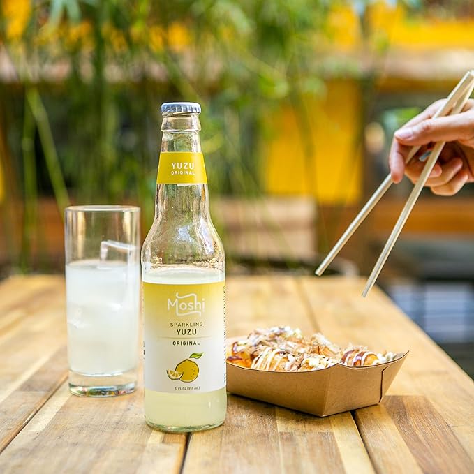 Moshi Sparkling Drinks - Original Yuzu (12 Bottles)