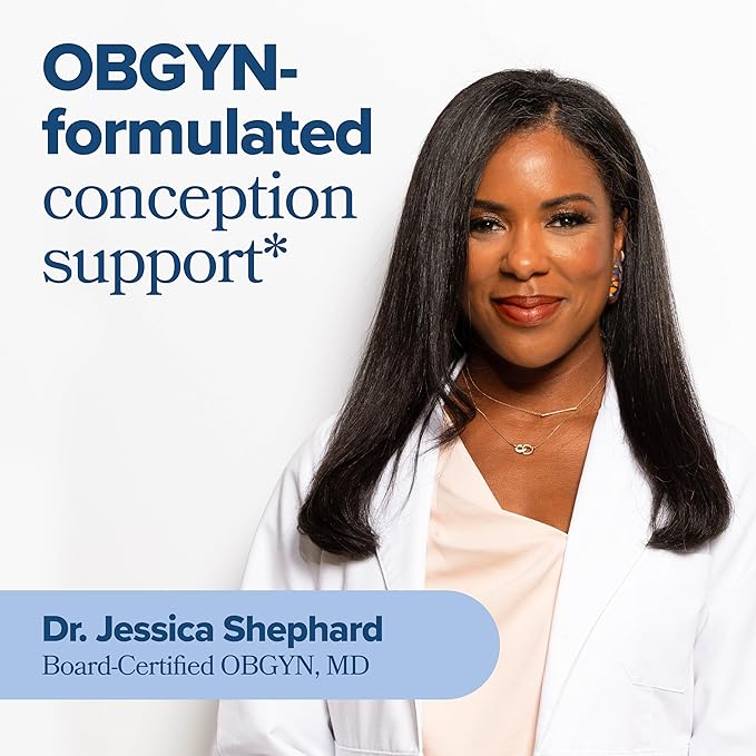 O Positiv Preggo Conception Support Capsules for Women - OBGYN-Formulated Pre Prenatal Vitamins with Clinically-Studied Ingredients - CoQ10 N-Acetyl Cystein - Female Sexual Health 60 Ct (Pack of 1)