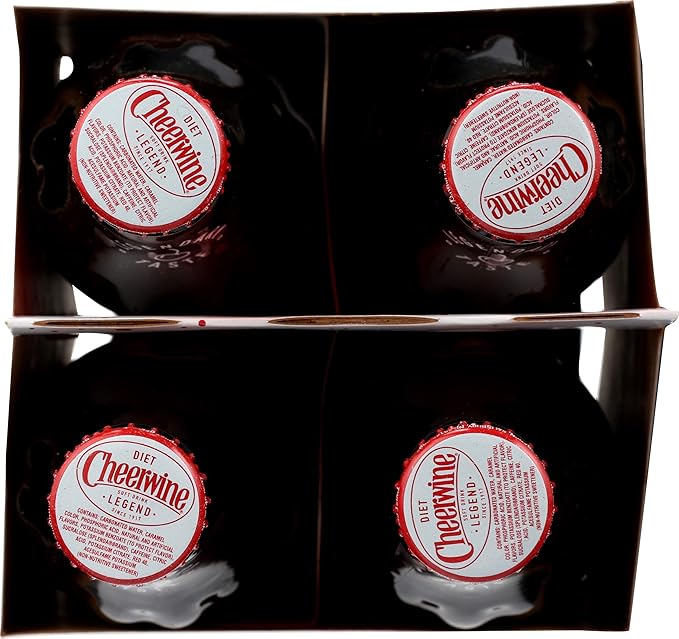 Diet Cheerwine Unique Sparkling Soft Drink 12 fl oz 4 pack