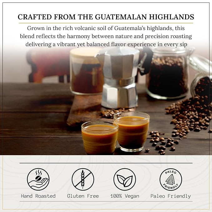 Leiva’s Espresso Ground Coffee Variety Pack 3 x 8oz – Blonde Medium &amp Dark Roast – Micro-Lot Guatemalan Beans – Low Acidity