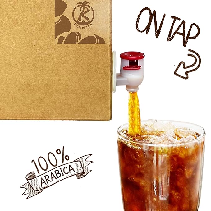 Better Than Cold Brew Coffee - Dark Roast 3L (101 Fl Oz) Bag in Box with Tap | Bold &amp Smoky Flavor | Eco-Friendly Packaging