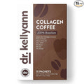 Dr. Kellyann Grass-Fed Collagen Instant Coffee (15 Packets) - Keto &amp Paleo Friendly - Sugar free Dairy free Grain Free - Brazilian Collagen Coffee-to-Go