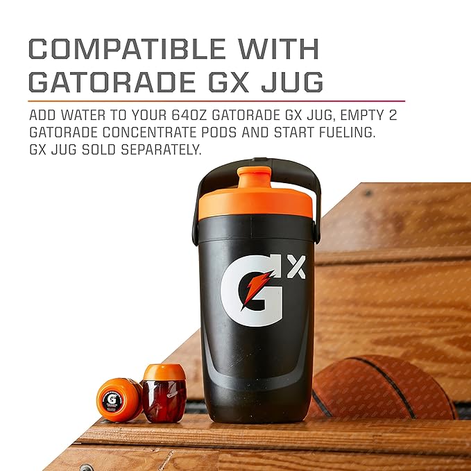 Gatorade unisex adult Gatorade GX Pods Kiwi Strawberry (24ct) 6 x 4pack 24 Pods US