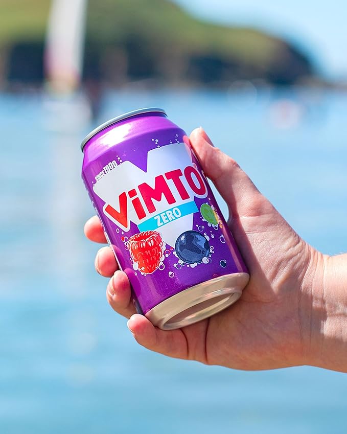 Vimto Fizzy Mixed Fruit Juice Drink 6 x 330ml
