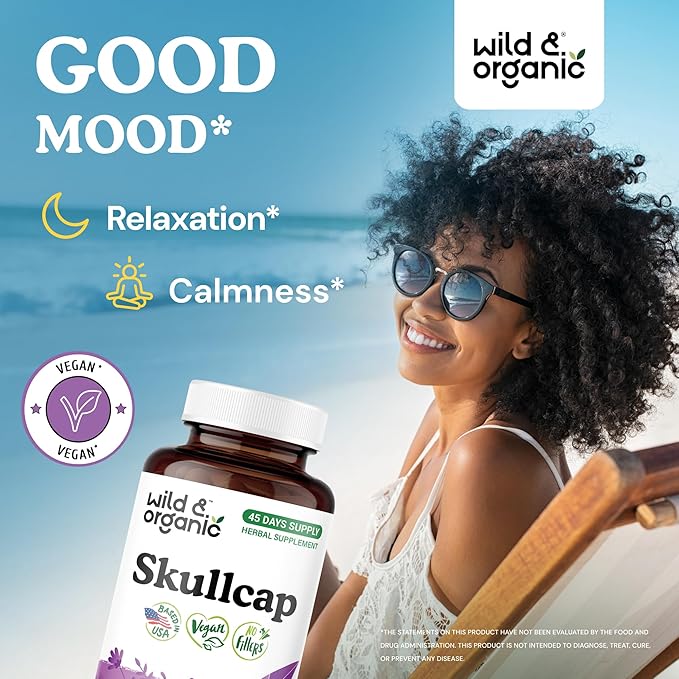 Wild &amp Organic Schisandra 90 Capsules &amp Skullcap 90 Capsules