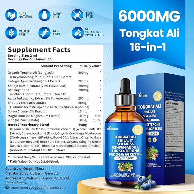 VivoNu Vitamin D Drops Vitamin D3 K2 for Immune Health Liquid Drops Supplement Organic &amp Non-GMO