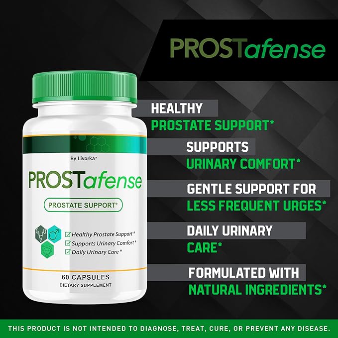 (2 Pack) Prostafense Health Supplements for Men Capsules - Official Prostafense Pills All Natural Support Prostafence Maximum Strength Premium Formula for Daily Wellness 120 Capsules for 2 Months