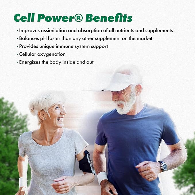 Cell Power® Oxygen Drops (1oz) - Liquid Oxygen Dietary Supplement Enriched with Beets Grapes and Vegetable Protein - Liquid Oxygen Drops for Wellness