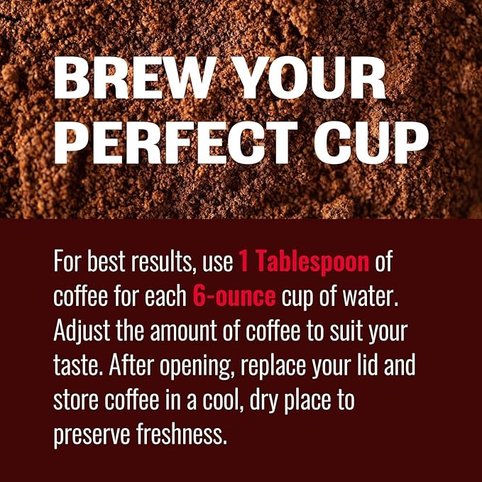 Hills Bros. Original Blend Ground Coffee – Premium Arabica Coffee Beans – Medium Roast Rich Flavor Cup After Cup – Recyclable Steel Can for Freshness – Certified Kosher – 11.3oz Can Pack of 6