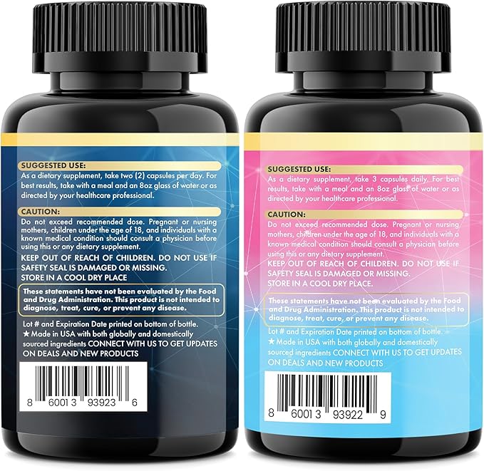 Shining Serenity Set Cortisol Support with Ashwagandha L-Theanine Magnesium Lions Mane GABA Bacopa Monnieri Collagen I II III V X Folate Biotin Keratin Hyaluronic Acid Quercetin