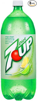 7-Up Diet Soda 2-Liter Bottle (Pack of 6)
