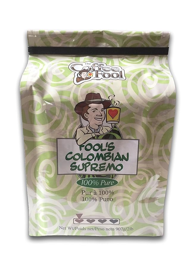 Coffee Fool’s Colombian Supremo 2 Pound (Drip Grind)