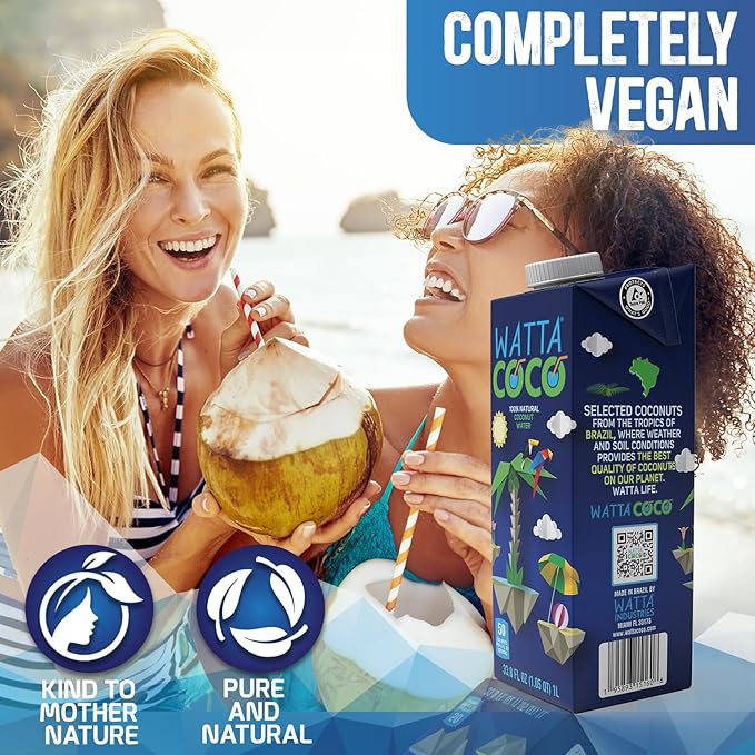 Beverages - WATTACOCO - WATTACOCO WHOLE COCONUT WATER