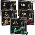 L'OR Coffee Pods 50 Capsules Variety Pack Single Cup Aluminum Coffee Capsules Exclusively Compatible with the L'OR BARISTA System
