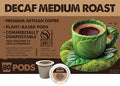 Ekocups Decaf Medium Roast Coffee Pods – Swiss Water Process Compostable Plant-Based &amp Freshness-Sealed – French Press-Quality Brew – K-Cup Brewer Compatible – 80ct