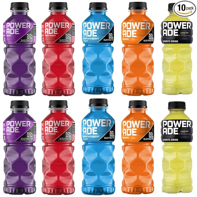 Sports Drink Electrolyte Enhanced Variety Pack 20 fl oz 10 ct